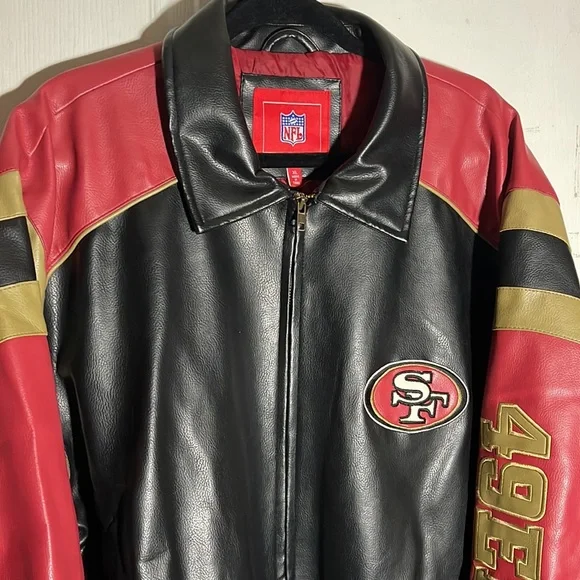 NFL San Francisco 49ers Jacket Size XL G3 G-III RARE YKK